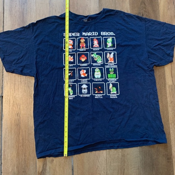 Super Mario Bros Character Grid T-Shirt size 3X - Picture 4 of 7
